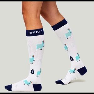 FIGS Trauma Llama Compression Socks NWT